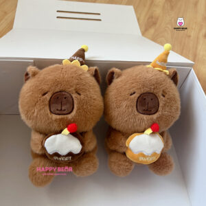 Gấu Bông Capybara Sinh Nhật Dễ Thương HAPPY BEAR HP71
