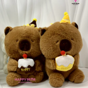 Gấu Bông Capybara Sinh Nhật Dễ Thương HAPPY BEAR HP71