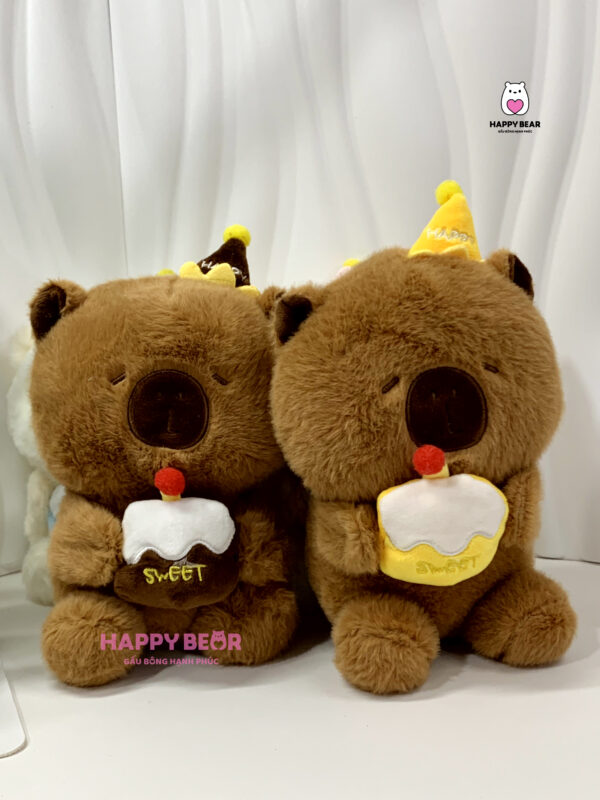 Gấu Bông Capybara Sinh Nhật Dễ Thương HAPPY BEAR HP71