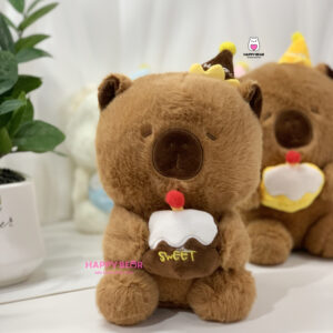 Gấu Bông Capybara Sinh Nhật Dễ Thương HAPPY BEAR HP71