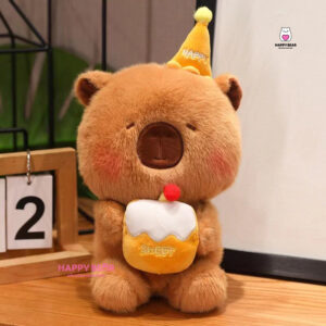 Gấu Bông Capybara Sinh Nhật Dễ Thương HAPPY BEAR HP71