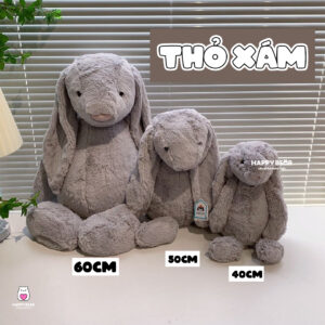 Gấu Bông Thỏ Jellycat Dễ Thương Cho Bé Happy Bear HP28
