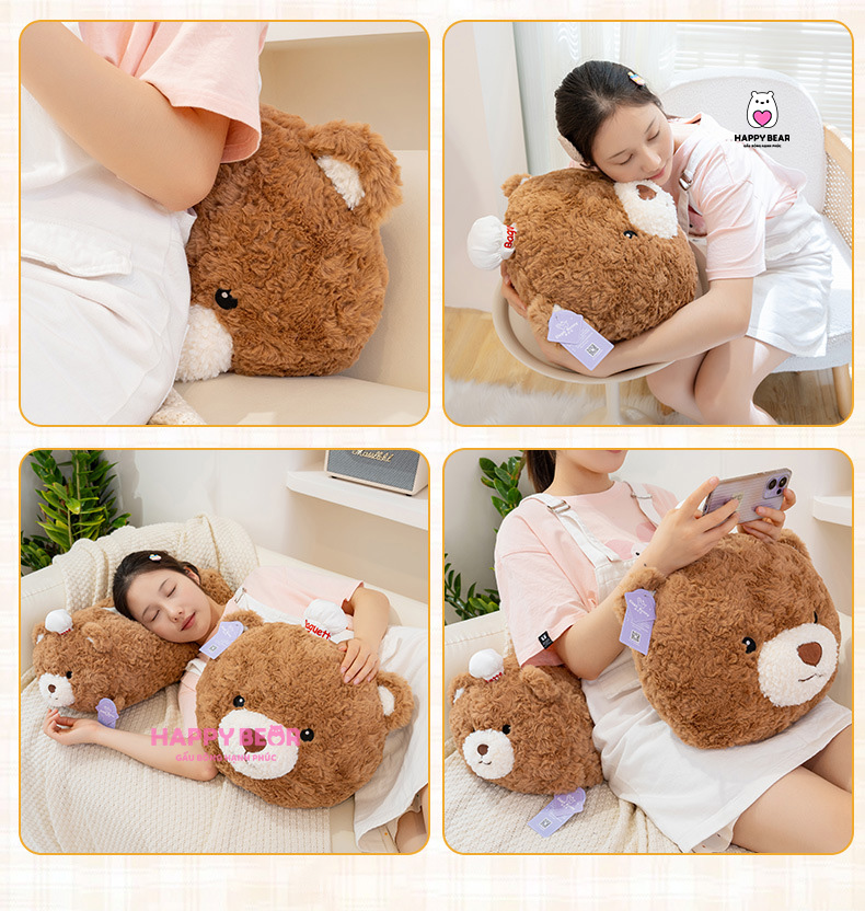 BST Gấu Sinh Nhật Cao Cấp HP152 - HAPPY BEAR 27 BST Bánh Gấu Bông Sinh Nhật Cao Cấp HP152 - HAPPY BEAR