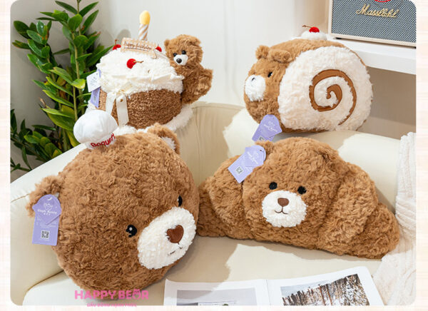 BST Bánh Gấu Bông Sinh Nhật Cao Cấp HP152 - HAPPY BEAR
