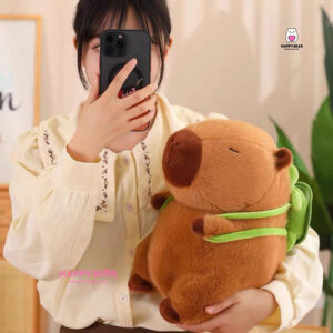 Gấu Bông Capybara Balo Rùa Cao Cấp HAPPY BEAR HP24