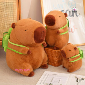 Gấu Bông Capybara Balo Rùa Cao Cấp HAPPY BEAR HP24