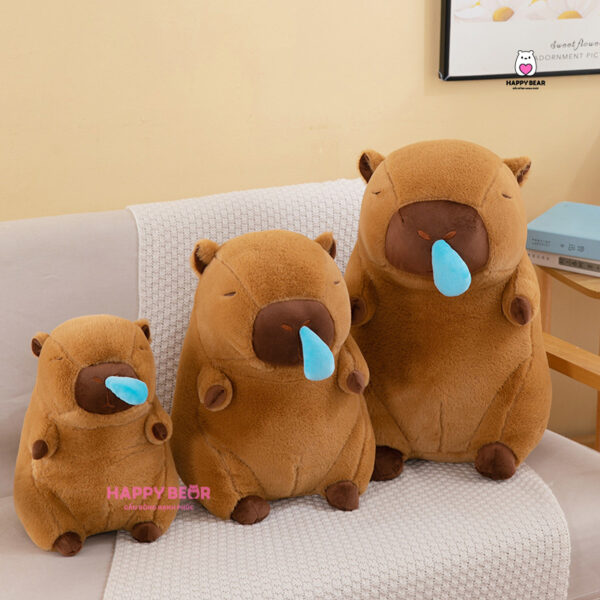 Gấu bông capybara kéo mũi HP24 - HAPPY BEAR