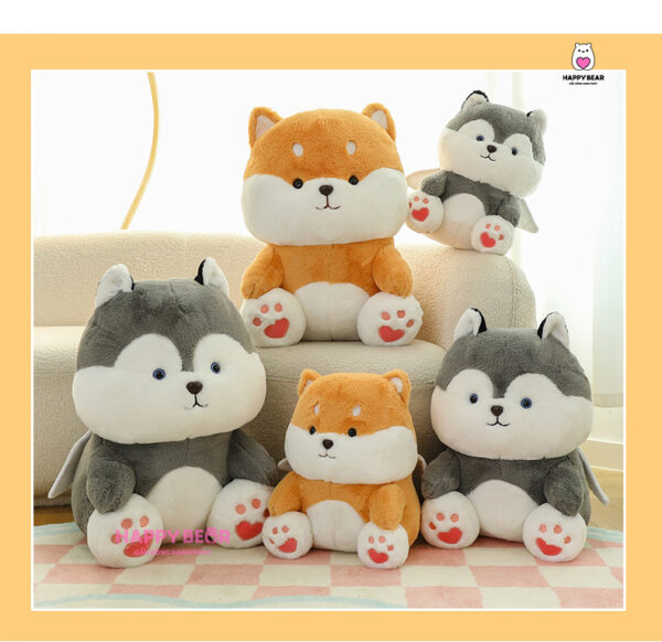 Gấu Bông Cún Husky Có Cánh Dễ Thương HP160 - HAPPY BEAR