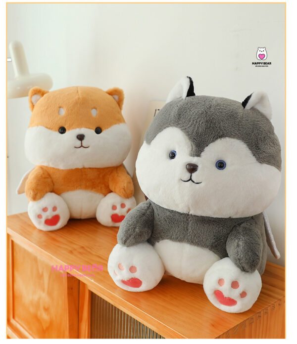 Gấu Bông Cún Husky Có Cánh Dễ Thương HP160 - HAPPY BEAR