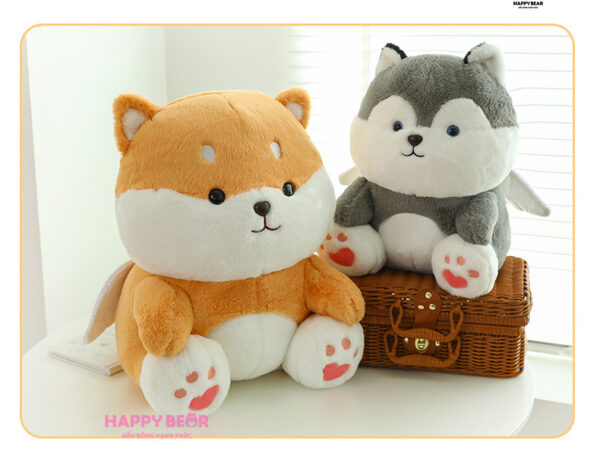 Gấu Bông Cún Husky Có Cánh Dễ Thương HP160 - HAPPY BEAR