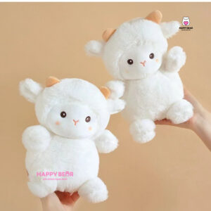 Gấu Bông Cừu Trắng Dễ Thương HAPPY BEAR HP81