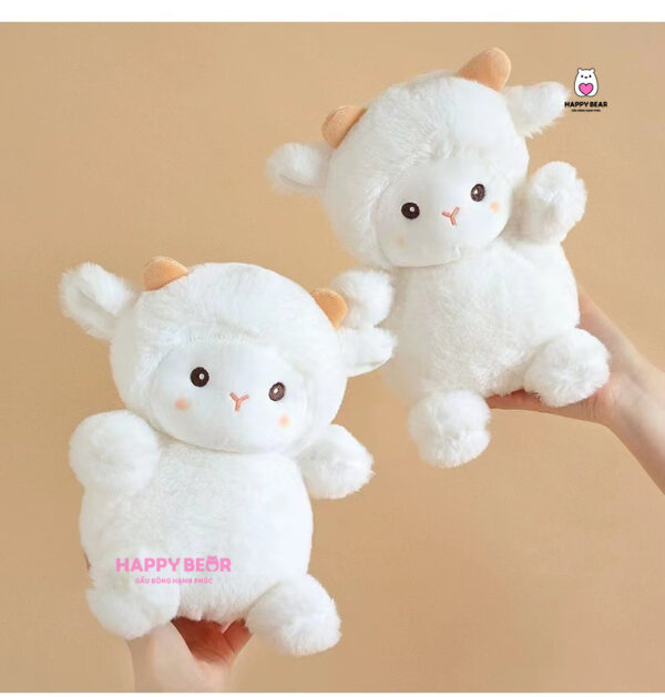 Gấu Bông Cừu Trắng Dễ Thương HAPPY BEAR HP81