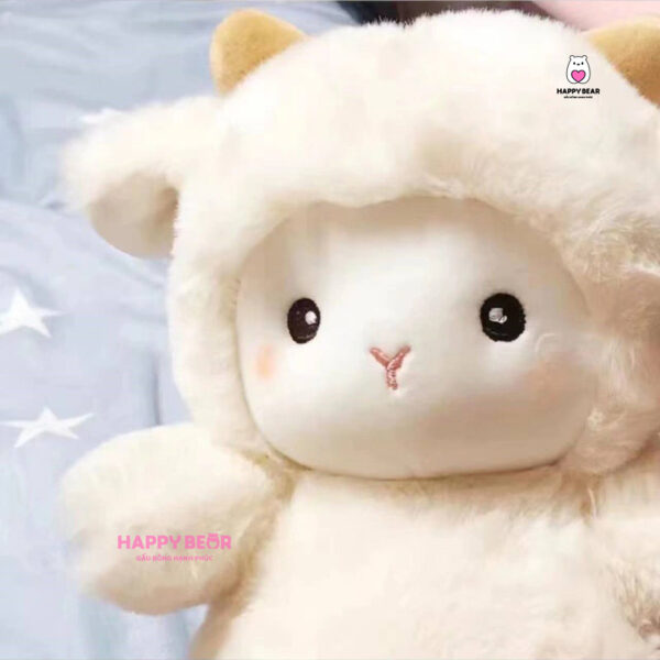 Gấu Bông Cừu Trắng Dễ Thương HAPPY BEAR HP81