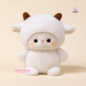 Gấu Bông Cừu Trắng Dễ Thương HAPPY BEAR HP81