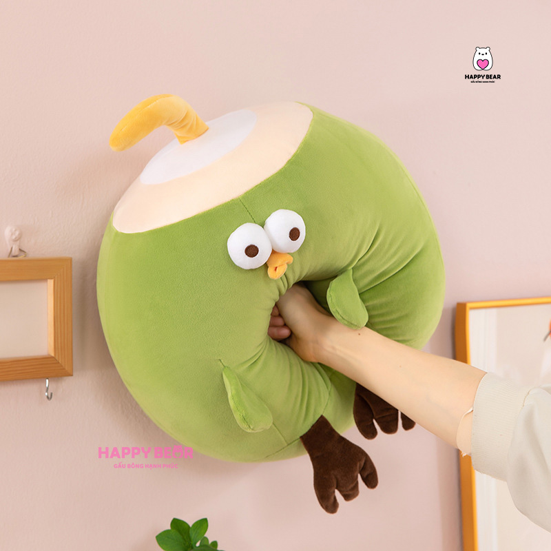 Gấu Bông Gà Dừa HP147 - HAPPY BEAR 24 Gấu Bông Gà Dừa Dễ Thương HP147 - HAPPY BEAR