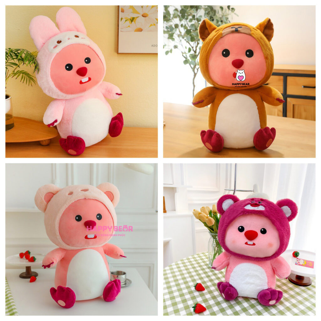Gấu Loopy Cosplay Các Loại HP20 - HAPPY BEAR 23 Gấu Bông Loopy Cosplay Các Loại HP20 - HAPPY BEAR