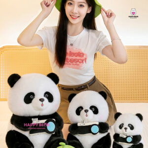 Gấu Bông Panda Đội Mũ Dễ Thương HAPPY BEAR HP168