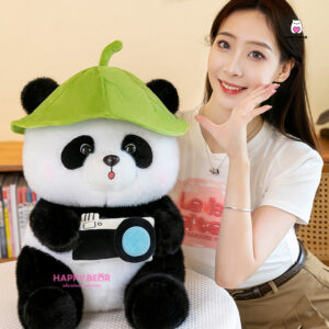 Gấu Bông Panda Đội Mũ Dễ Thương HAPPY BEAR HP168