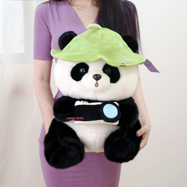 Gấu Bông Panda Đội Mũ Dễ Thương HAPPY BEAR HP168
