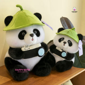 Gấu Bông Panda Đội Mũ Dễ Thương HAPPY BEAR HP168
