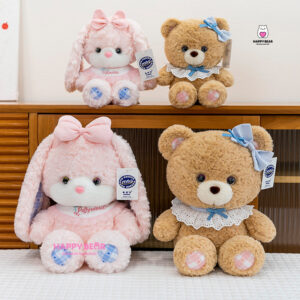 Gấu Bông Thỏ, Teddy Yếm HP155 - HAPPY BEAR