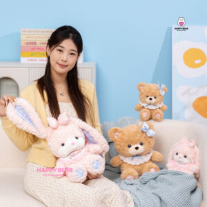 Gấu Bông Thỏ, Teddy Yếm HP155 - HAPPY BEAR