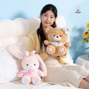 Gấu Bông Thỏ, Teddy Yếm HP155 - HAPPY BEAR