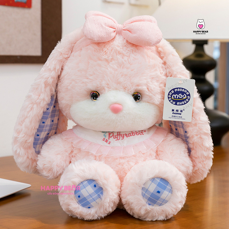 Gấu Bông Thỏ Hồng Yếm HP155 - HAPPY BEAR