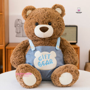 Gấu Bông Teddy Bear Mặc Yếm Dễ Thương Lông Xù HP154 - HAPPY BEAR