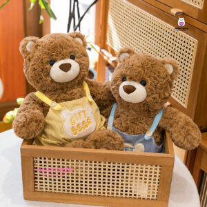 Gấu Bông Teddy Bear Mặc Yếm Dễ Thương Lông Xù HP154 - HAPPY BEAR