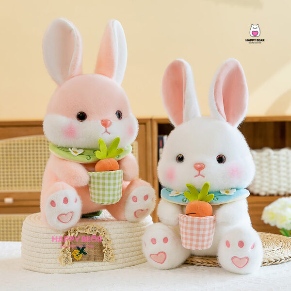 Gấu bông thỏ mềm ôm cà rốt HP151 - HAPPY BEAR