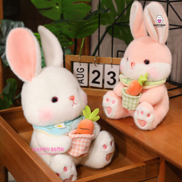 Gấu bông thỏ mềm ôm cà rốt HP151 - HAPPY BEAR