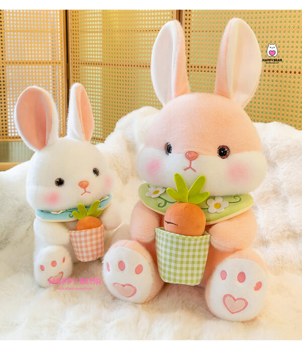 Gấu bông thỏ mềm ôm cà rốt HP151 - HAPPY BEAR