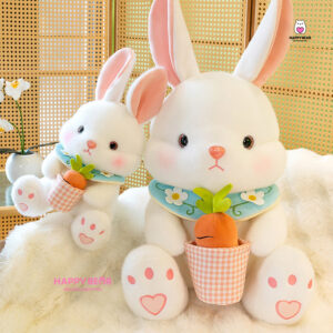 Gấu bông thỏ mềm ôm cà rốt HP151 - HAPPY BEAR