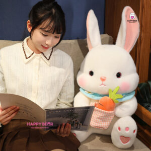 Gấu bông thỏ mềm ôm cà rốt HP151 - HAPPY BEAR