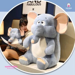 Gấu Bông Voi Xám Dễ Thương Lông Mềm HP148 - HAPPY BEAR