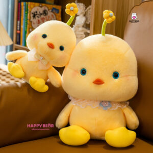 Gấu Bông Vịt Vàng Đội Hoa HP171 - HAPPY BEAR