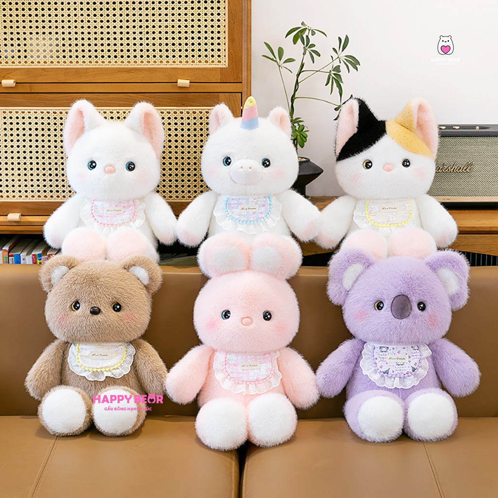 Gấu Bông Cún Lông Kim Dễ Thương HP173 - HAPPY BEAR