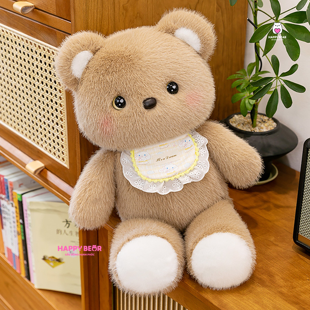 Gấu Bông Cún Lông Kim Dễ Thương HP173 - HAPPY BEAR