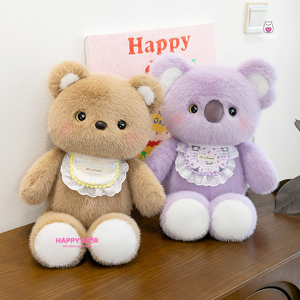 Gấu Bông Cún Lông Kim Dễ Thương HP173 - HAPPY BEAR