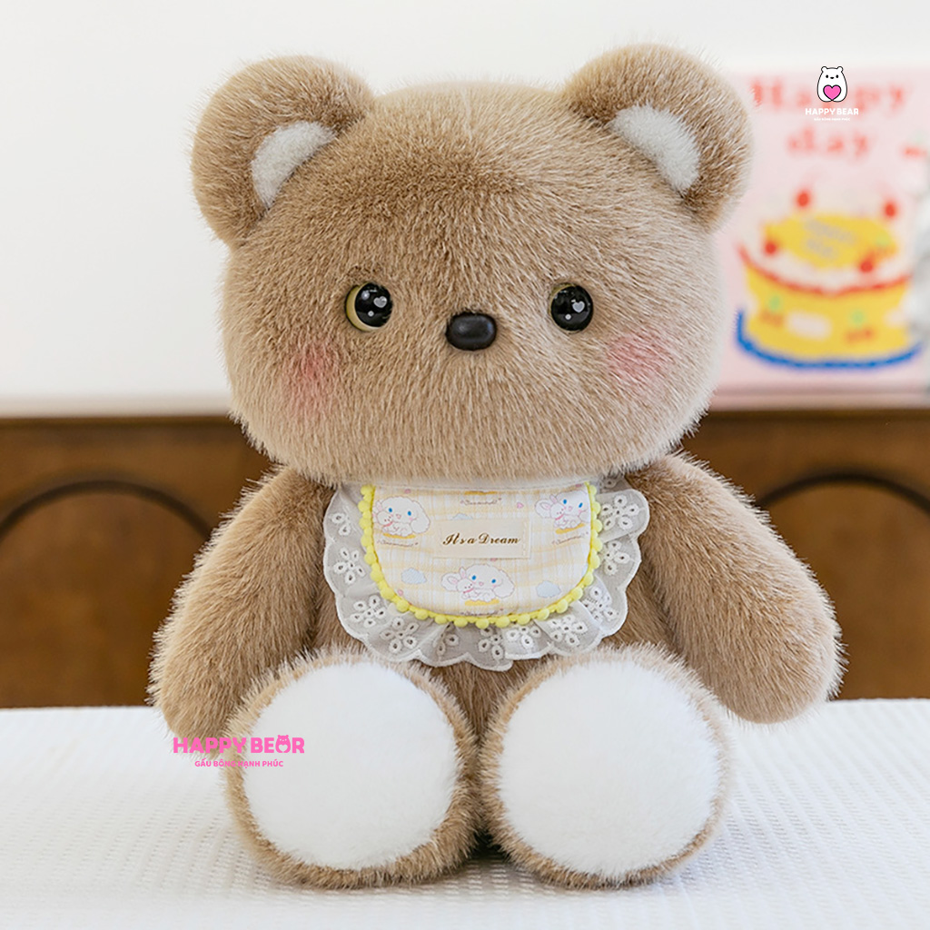 Gấu Bông Cún Lông Kim Dễ Thương HP173 - HAPPY BEAR