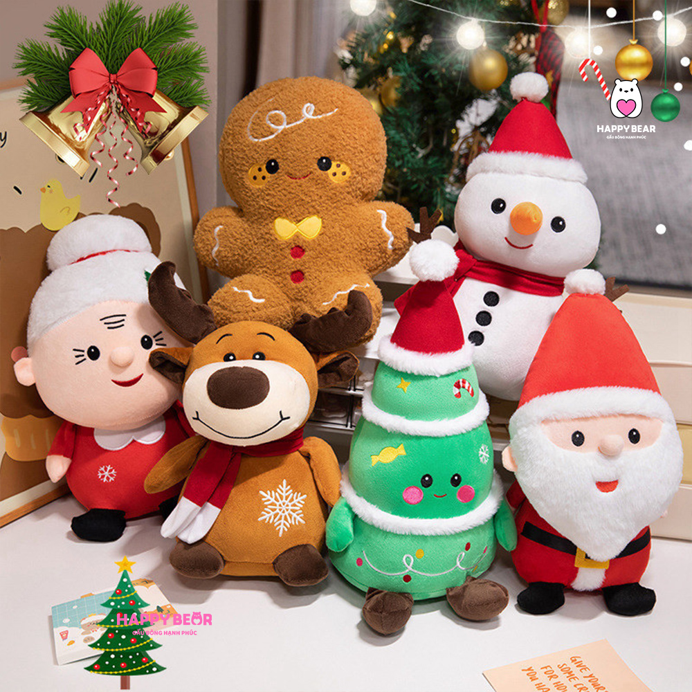 Gấu Bông Noel Giáng Sinh Quà Tặng HP174 - HAPPY BEAR